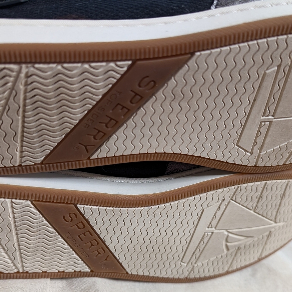 Sperry Women's Lace up Boat Shoes Black Size 9.5 Excellent MSRP $79 - Picture 8 of 8